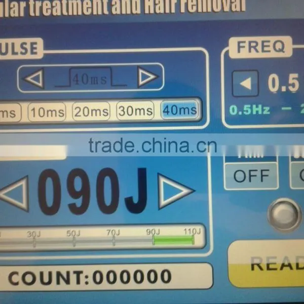0.5HZ Long Pulse Nd Yag 1064 Nm Hair Removal Laser For Kinds Of Color Naevus Of Ito Removal photo-2