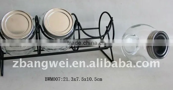 Glass Transparent Jar Used for Food