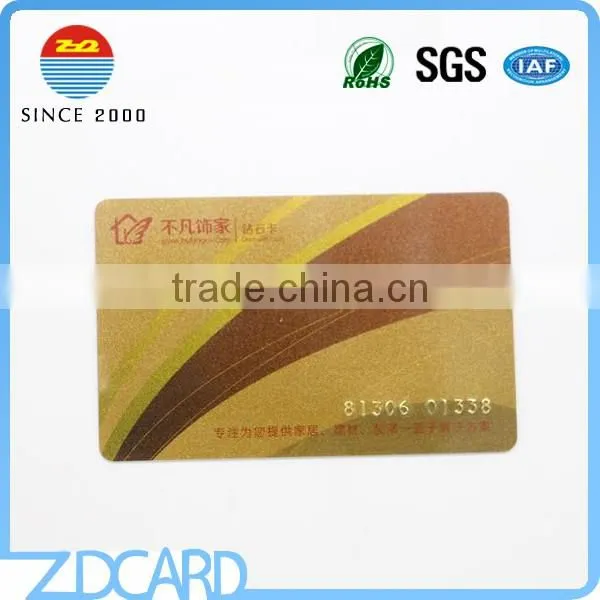 Silk-screen Printing Metallic Silver 0.38mm Pvc Card photo-6