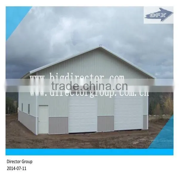 Cheap Prefab Pre Engineering Light Steel Structure Steel Sheet Shed Building photo-3