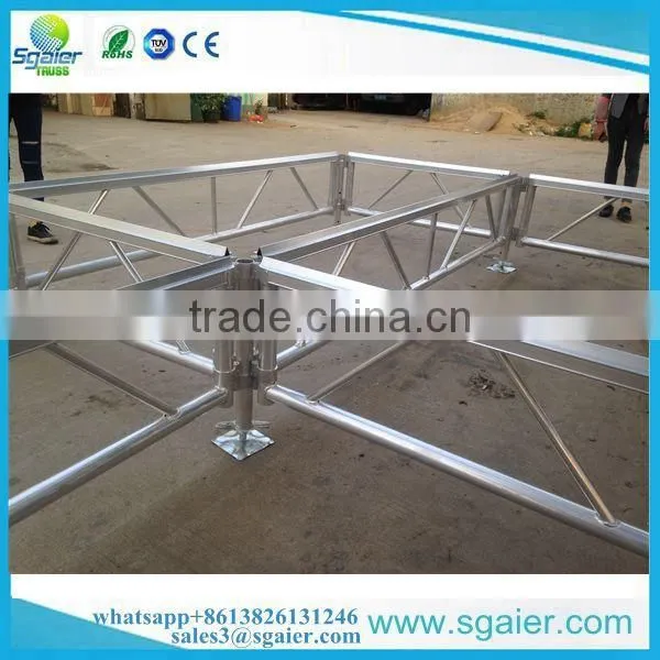 2017 More Safety Aluminum Portable Collapsible Stage With Guardrail photo-6