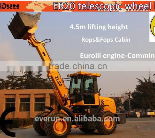 EVERUN Telescopic Forklift Loader Front End Loader With Telescopic Arm ER2000 photo-6
