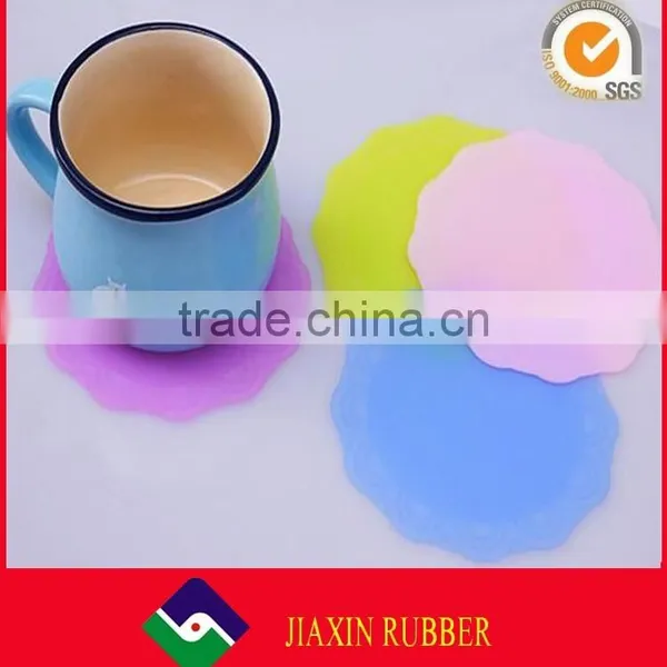 Cheap Affordable Drink Coaster,flexible Round Silicone Cup Coaster photo-5