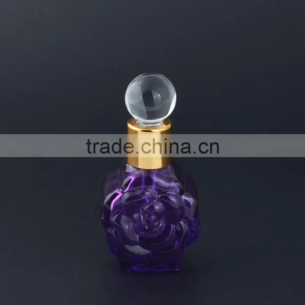 D0055 Roll Bottle Glass Bottle Aluminum Perfume Bottle Wholesale photo-5