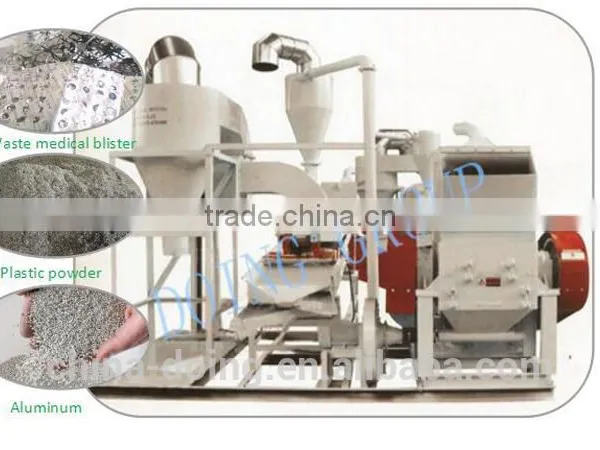Made in China Aluminum Scrap Aluminum Cans Recycling Machinery/Aluminum Composite Panel Recycling Machine photo-2