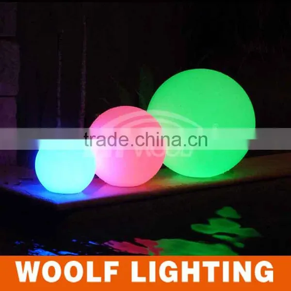 Wonderful Glowing Outdoor Swimming Pool and Garden Used Rechargeable Colouful Waterproof LED Light Up Ball photo-3