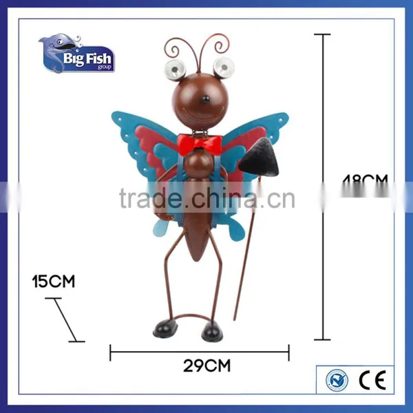 Solar Metal Ants-shaped With Wings Garden Decoration Lights photo-4