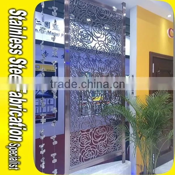 Laser Cut 304 Stainless Steel Modern Room Divider Designs photo-3