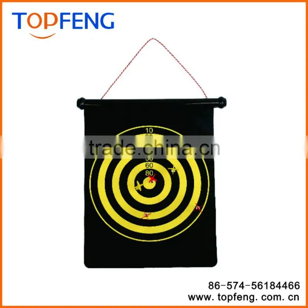 Magnetic Roll-up Dart Board and Bullseye Game With Darts photo-3