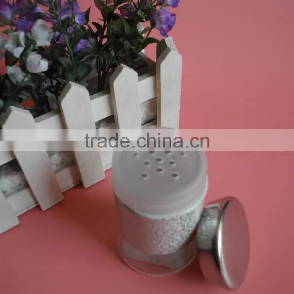 Kithchen Use High-end Glass Spice Jar With Sifter Covers Lid photo-3