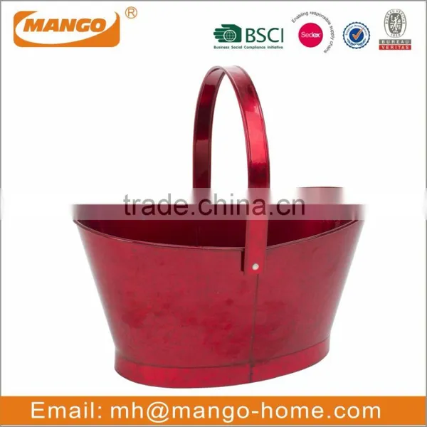 Hanging Galvanized Paint Metal Bucket photo-4
