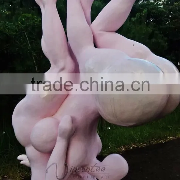 High Quality Outdoor Decoration Resin Craft Life Size Erotic Statues photo-6