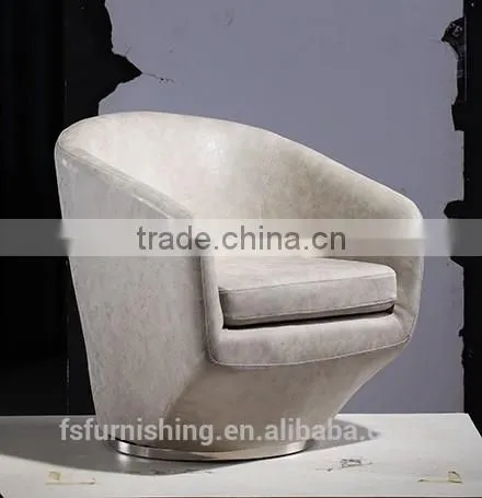 YYA027Factory Customized Swivel Leather Modern Club Chair photo-3
