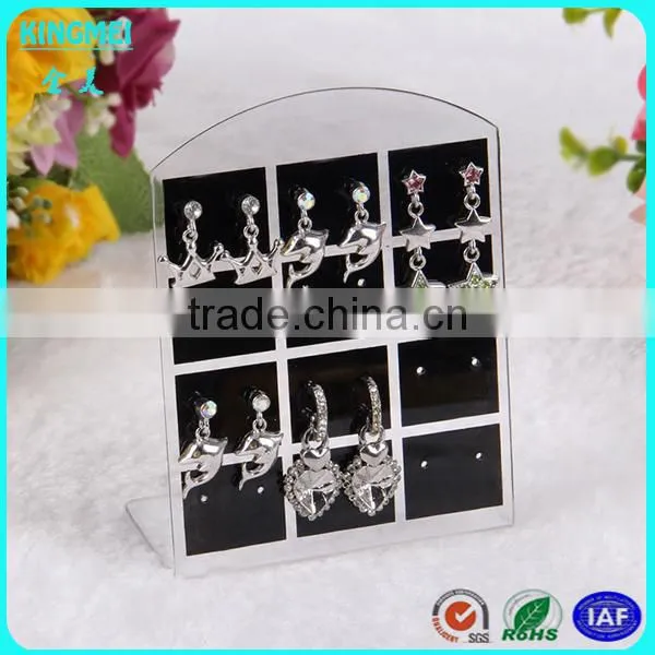 Clear L Shape Acrylic Jewelry Display & Plexiglass Jewelry Earring Holder & Perspex Jewelry Keeper Stand photo-6