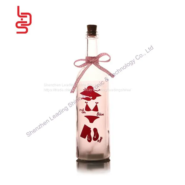 Happy Life Starlight Bottle Birthday LED Amber Love Gift Idea photo-2