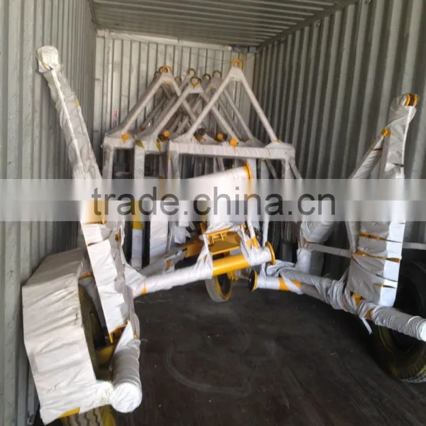 YT-1500 Hydraulic Steel Wire Rope Reel Trailer / Stranded Galvanized Steel Wire Drum Vehicle photo-4
