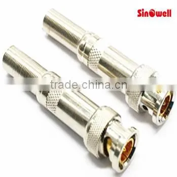 Cctv System Bnc Male Straight Solder Connector photo-3