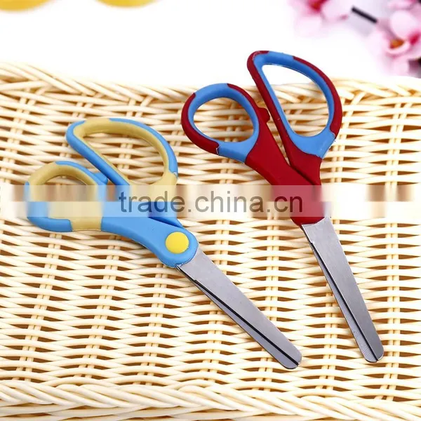 Superior Quality Student Scissors With Soft PP TPR Grip Handles photo-2