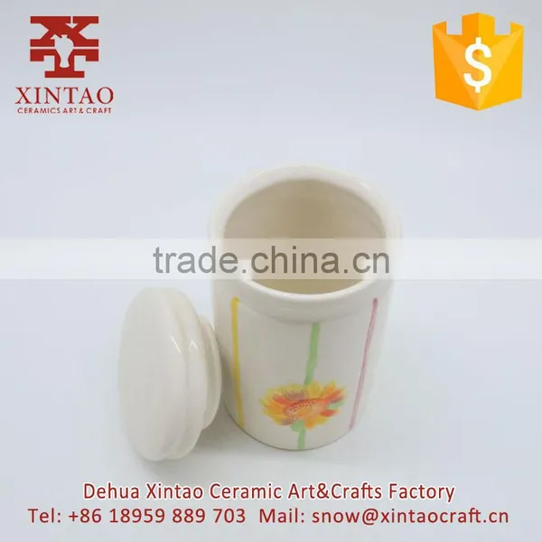 Cookie Candy Jars Kitchen Canister, Reindeer Ceramic Tea Storage Container, Spring Restaurant Decor photo-2