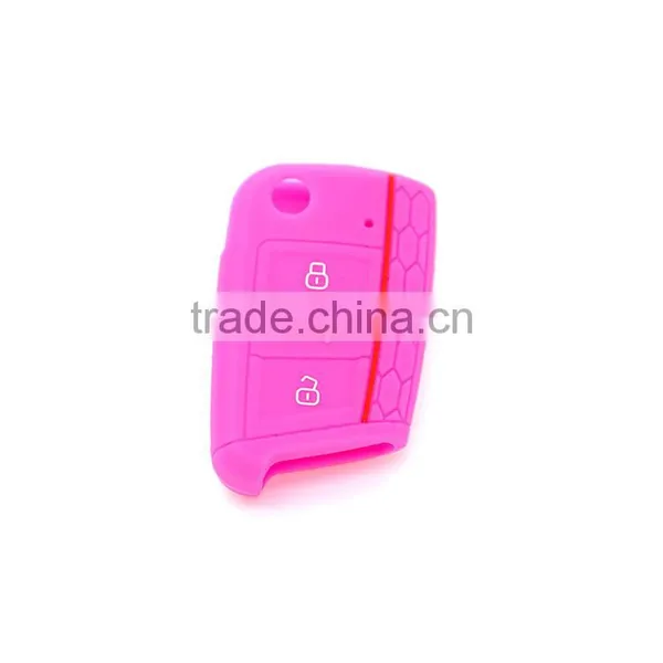 Best Price Custom Car Key Shell Silicone Car Key Cover for VW Golf 7 photo-3