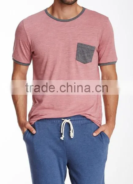 T-shirts in Bulk Men's Short Sleeve Plain Dyed Solid Color Trends T-shirts With Pocket Plain White T-shirts photo-4