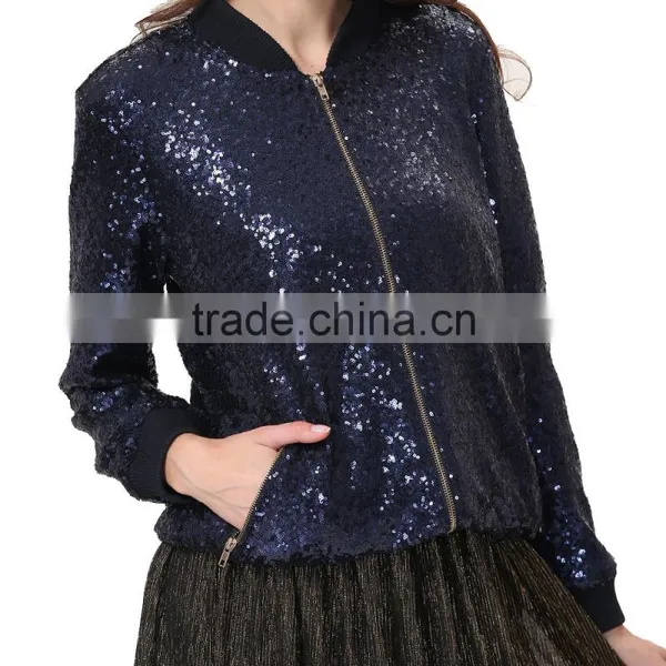 Domin Fashion Latest Beading Shining Style Women's Coat photo-2