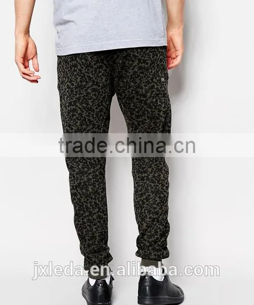 Custom Men Fashion Tapered Full Camo Print Sweat Trousers, Fitness Casual Training Gym Pants OEM photo-2
