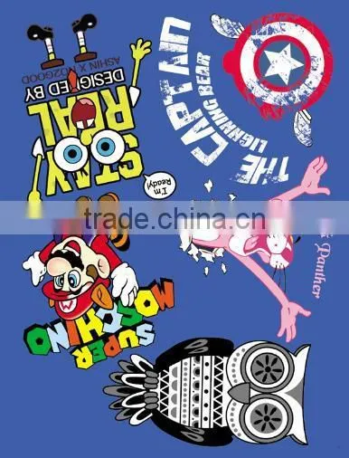 Custom Plastisol Good Washing CMYK Offset Printing Method Heat Transfer photo-3