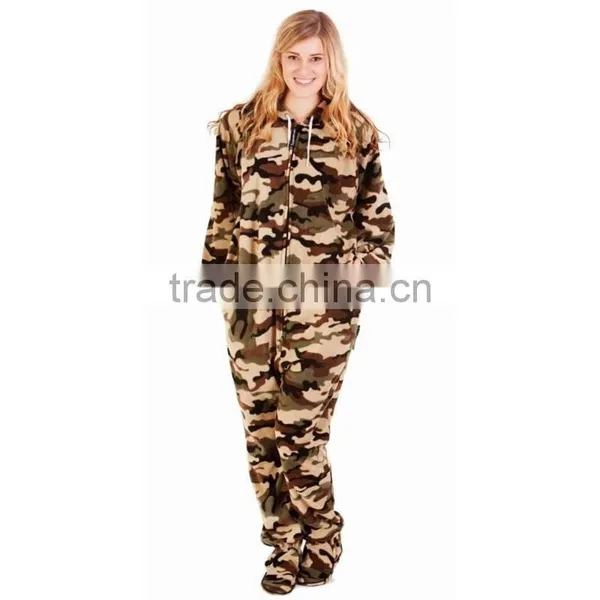 Custom High Quality Trendy Plus Size Camo Onesie Adult photo-2