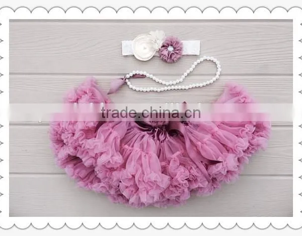 Lilla Chiffon Pettiskirt Baby Clothes Baby Pettiskirt Bulk Sale Girl Super Fluffy Ruffle Pettiskirt photo-5