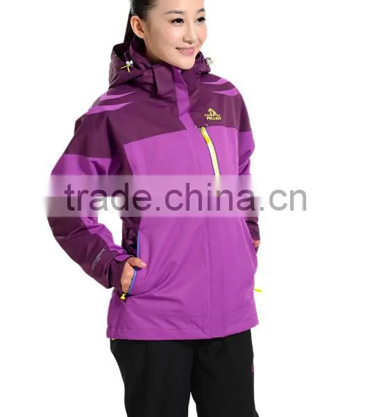 Ladies Sport Jacket Sportswear China 3 in 1 Waterproof Clothing Outdoor Jacket photo-5