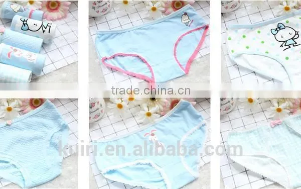2017 Sexy Women Full Cotton Underwear Cute Preteen Girls Panties Wholesale Yellow Color Panties Briefs photo-6