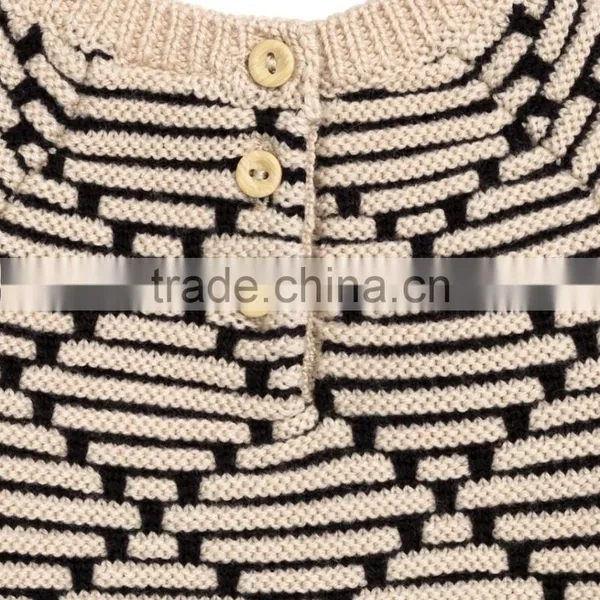 Soft Wool Round Collar Cardigan Sweater for Children Knitwear 2017 photo-3