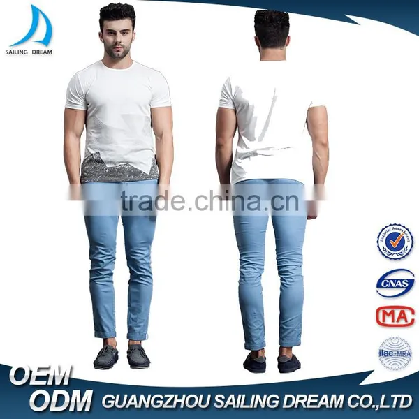 Cheap Wholesale Price High Quality Print Woven Cargo Mens Casual Pants photo-2