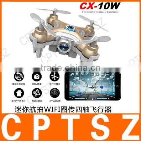 Mini 6 Axis Gyro 4 Propellerrc Drone Helicopter With Camera Cx10W CX-10W photo-5