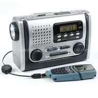 Earthquake DAB/FM Radio With Big Torch/Earthquake Radio/producing Power by Crank/Charging Mobilephone