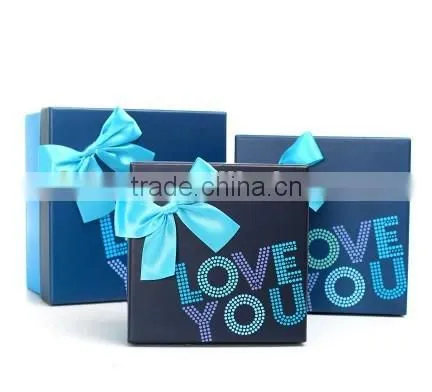 Romantic Valentine's Day Gift Box With Printed "Love You" ,Birthday Party Gift Box Manufacturer photo-6