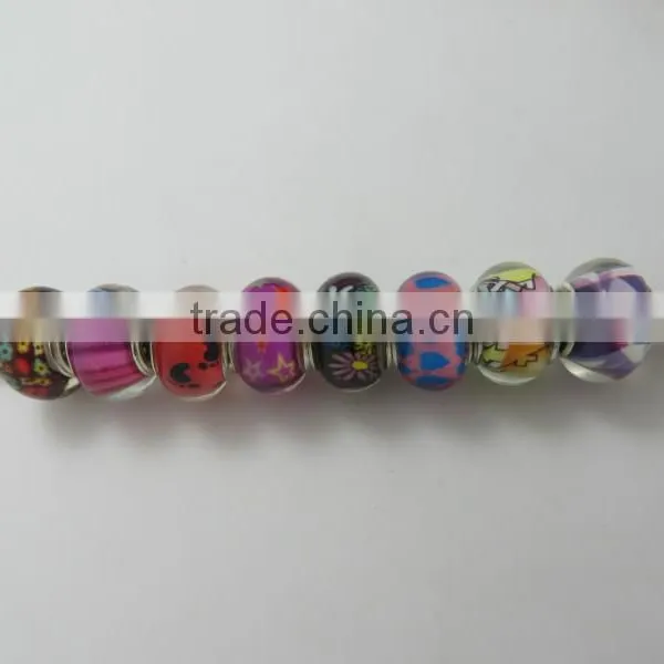 Glass Bead Lampwork Fit European Charm Bracelet photo-2