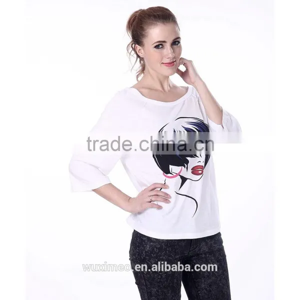 New Coming Updated 100% Cotton Lady t Shirt photo-5
