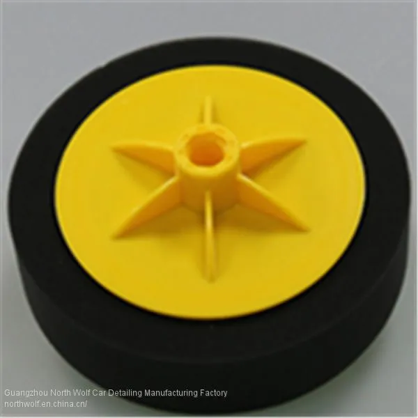 Cutting & Shine Sponge Foam Buffing Pads 6inch Orange Color photo-4