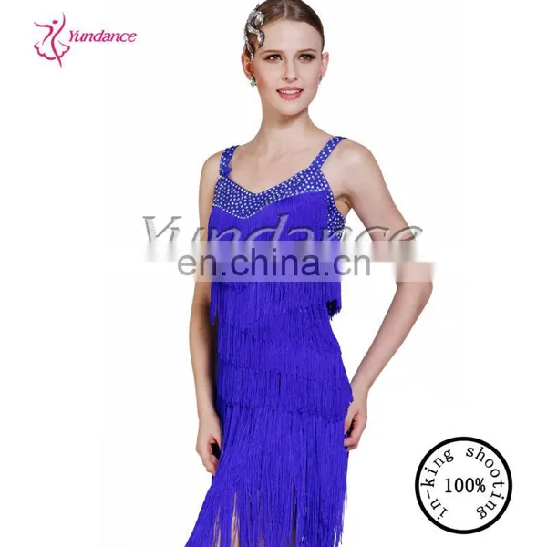 AB003 Cheap Lation Dancing Skirts Fringe Dance Costumes photo-2