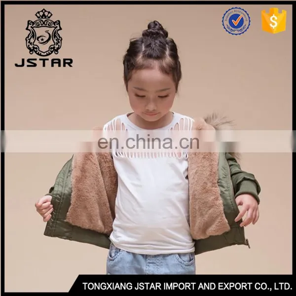 Best Selling Famous Bomber Kids Coats Straight Jacket Coat photo-6
