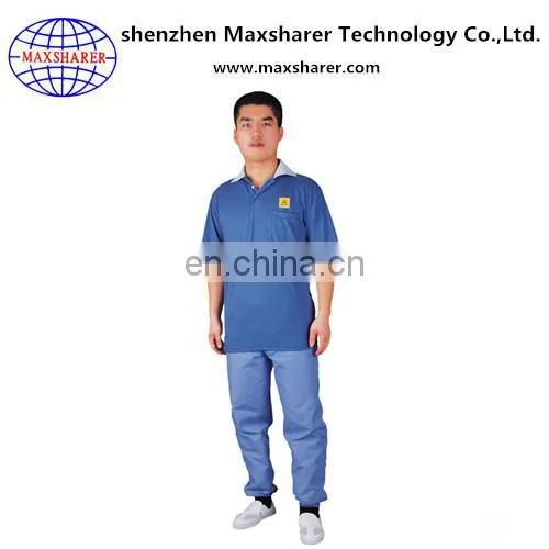 Antistatic Polo T-shirt Unisex Esd Cleanroom Shirt