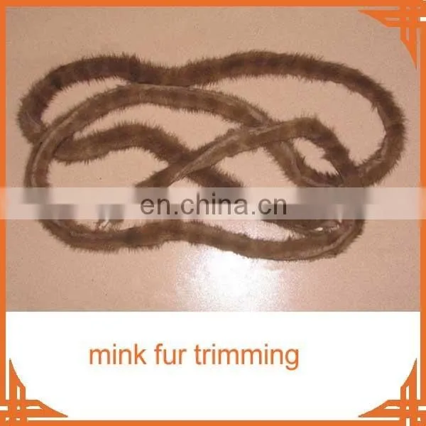 Mink Fur Strip Natural Color photo-3