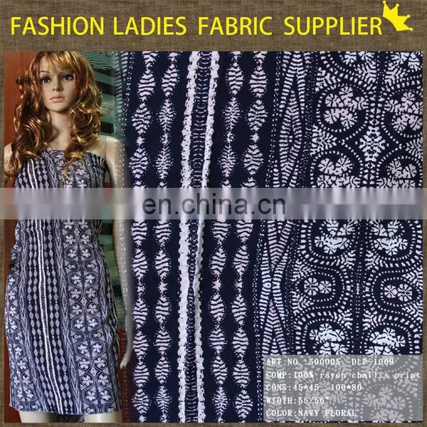 NEW FASHION VINTAGE STYLE CHALLIS PRINT 100% RAYON FABRIC photo-6