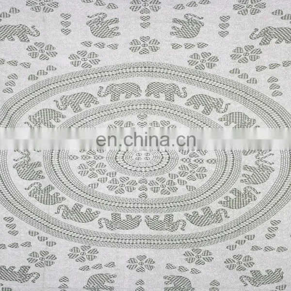 Fashionable Handmade Luxury Printing Royal Wall Hanging Mandala Tapestry photo-3