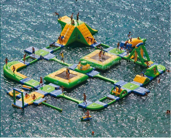 Custom Size 0.9MM PVC Inflatable Floating Water Park For Sale photo-2
