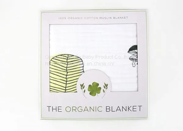 Organic Cotton Blanket Muslin Blanket Soft and Comfortable
