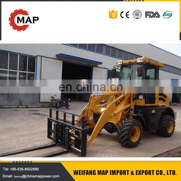 ZL20 2ton Mini Loader With 4 *4WD Wheel Loader photo-6