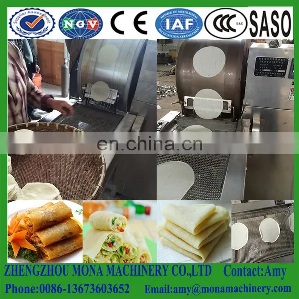 Spring Roll Making Machine/roast Duck Sheet Maker/thin Pancake Sheet Make Equipment photo-5
